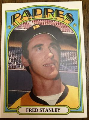 SAN DIEGO PADRES: Fred Stanley Custom Modern 1972 Style Art Card