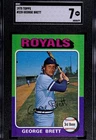 1975 Topps - #228 George Brett ROOKIE - SGC 7 NEAR MINT KC Royals 👑