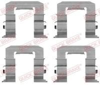 Quick Brake ZubehöRsatz, Scheibenbremsbelag 109-1218 Passend FüR Fiat Ford