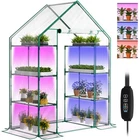 SUNYRISY Indoor Greenhouse with Grow Lights Plant Stand Shelf 56"L x 29"W x 77"H
