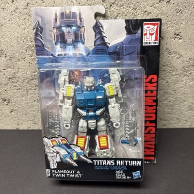 Deluxe Twintwist with Flameout | Transformers Generations Titans Return Hasbro