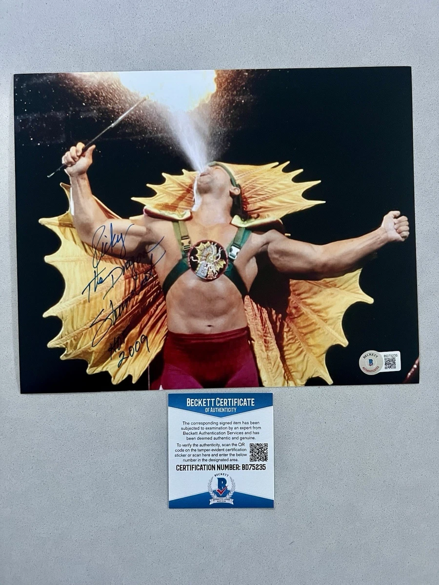 Ricky Steamboat WWE Wrestling Original Autographed Photos for sale
