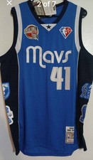 Mitchell  Ness Mavericks DIRK NOWITZKI Hall of Fame Authentic Jersey Size XL