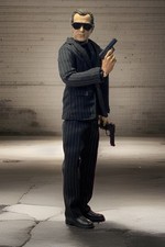 1:6 Scale Custom Sideshow Mr Orange Tim Roth 12" Figure, Black Suit Guns Glasses