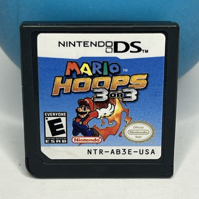 Nintendo Mario Hoops 3 on 3 Nintendo DS 2006 E NTSC-U/C Cartridge Only TESTED!!