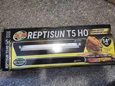 Zoo Med ReptiSun T5 HO Terrarium Hood w/ 10.0 Bulb 1ea/14 in