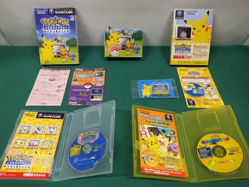 Game Cube Pokemon Channel & Expansion Pack. card e plus, etc. *JAPAN* GC. 39157