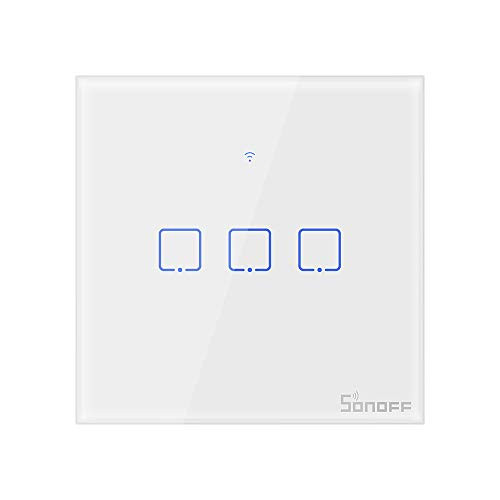 SONOFF Interruttore Luce Intelligente, WiFi Smart Touch Switch Interruttore Luce Parete Intelligente Funziona - Foto 1 di 5