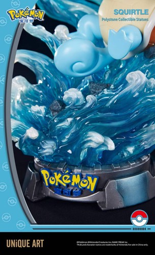 Unique Art Studio Pokémon Squirtle ⅙ Sixième Échelle Figurine Statue Neuf Scellé - Photo 9 sur 9
