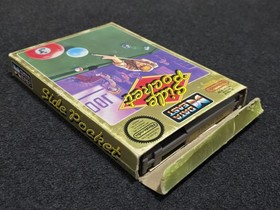 NES Nintendo SIDE POCKET piscina completa CIB scatola gioco sigillo cerchio