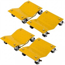 Heavy Duty Car Wheel Dolly Set of 2/4 3000-4000lbs Capacity, 360  Swivel Casters