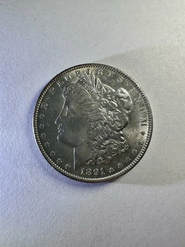 1891 Morgan Silver Dollar SHINY Uncirculated