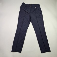 Tommy Hilfiger Dress Pants 12 Navy Blue Straight Leg Stretch Professional
