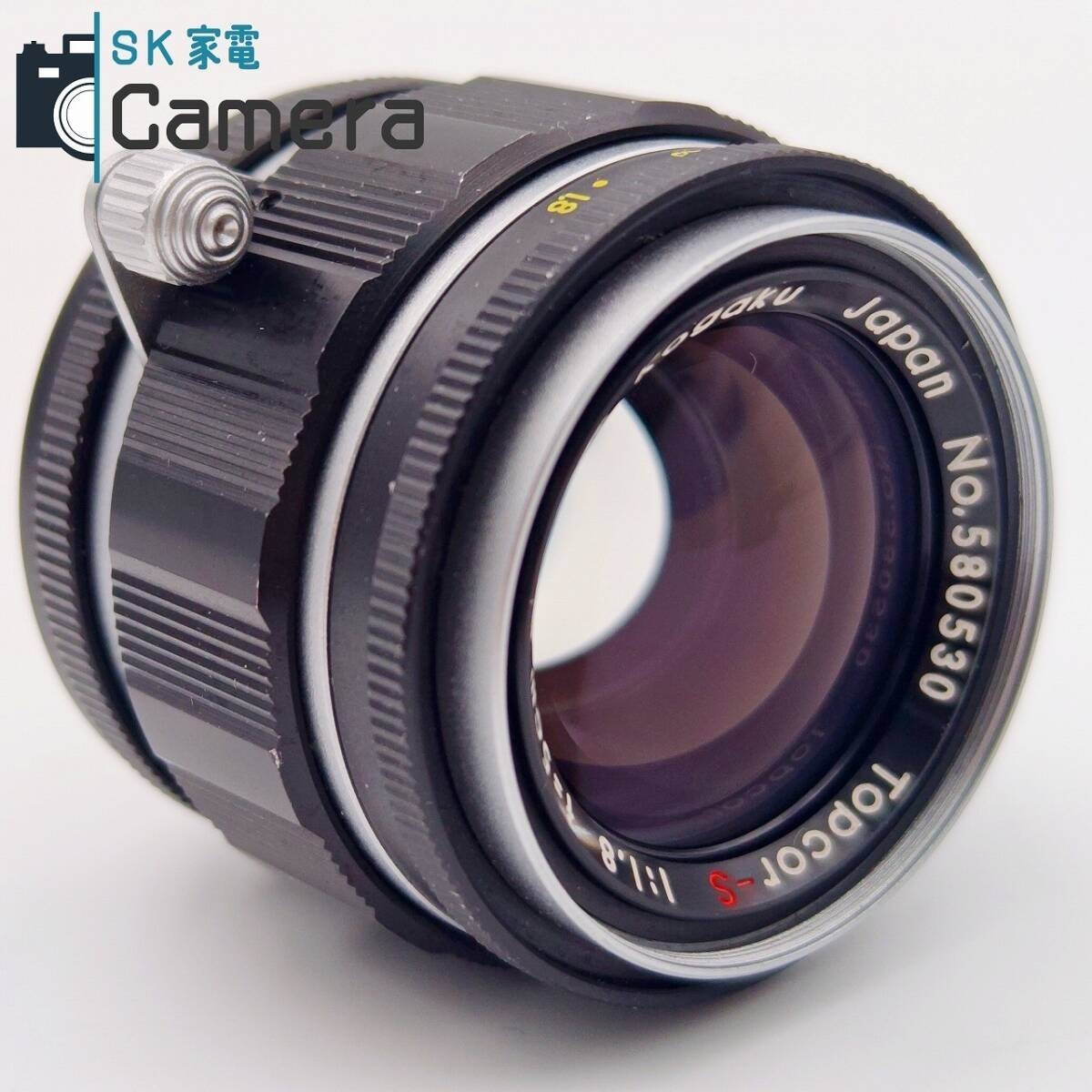 TOKYO KOGAKU Topcor S 5cm F1.8 L39 Topcon Topcor Used from Japan