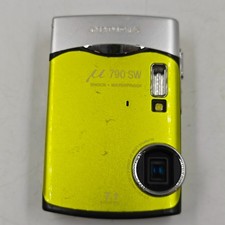 Olympus 790 SW 7.1 MP Digital Camera Yellow/Silver - Not Working