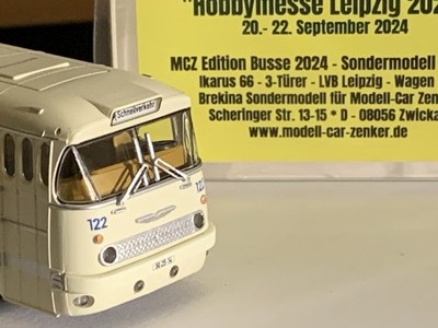 ikarus 66 Sondermodell Leiozig 1:87 Ovp Unbespielt