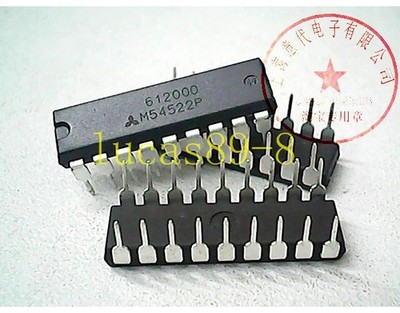 1PCS M54522P 8-UNIT 400mA DARLINGTON TRANSISTOR ARRAY WITH CLAMP DIODE DIP18 #pq