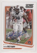 2018 Score Rookies Signatures Kamryn Pettway #401 Auto 2r5