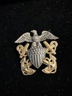 VINTAGE U.S. NAVY MEDAL LAPEL PIN - STERLING SILVER & 10K GOLD FILLED - SC-10 — photo 4