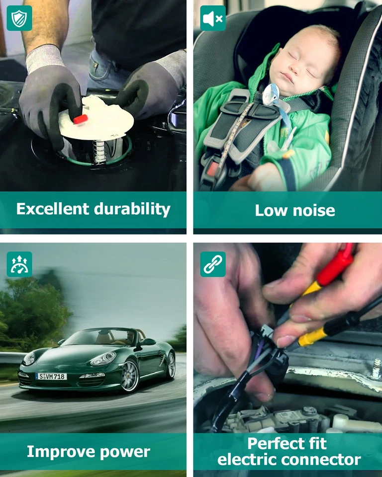 Bomba de combustible para Cavalier 2.2L 2.4L Malibu 3.1L Grand Am Sunfire Alero 2.2L 2.4L Foto 4 de 4