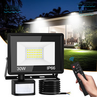 LED Strahler 30W Mit Bewegungsmelder IP66 Wasserdicht 6500K Kaltweiß FüR AußEn