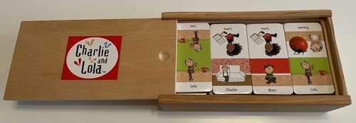 Charlie And Lola Wooden Set Of Dominoes - Picture 2 of 2