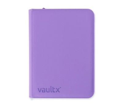 Vault X Just Purple 9-Pocket Exo-Tec Zip Binder - 360 Cards - New