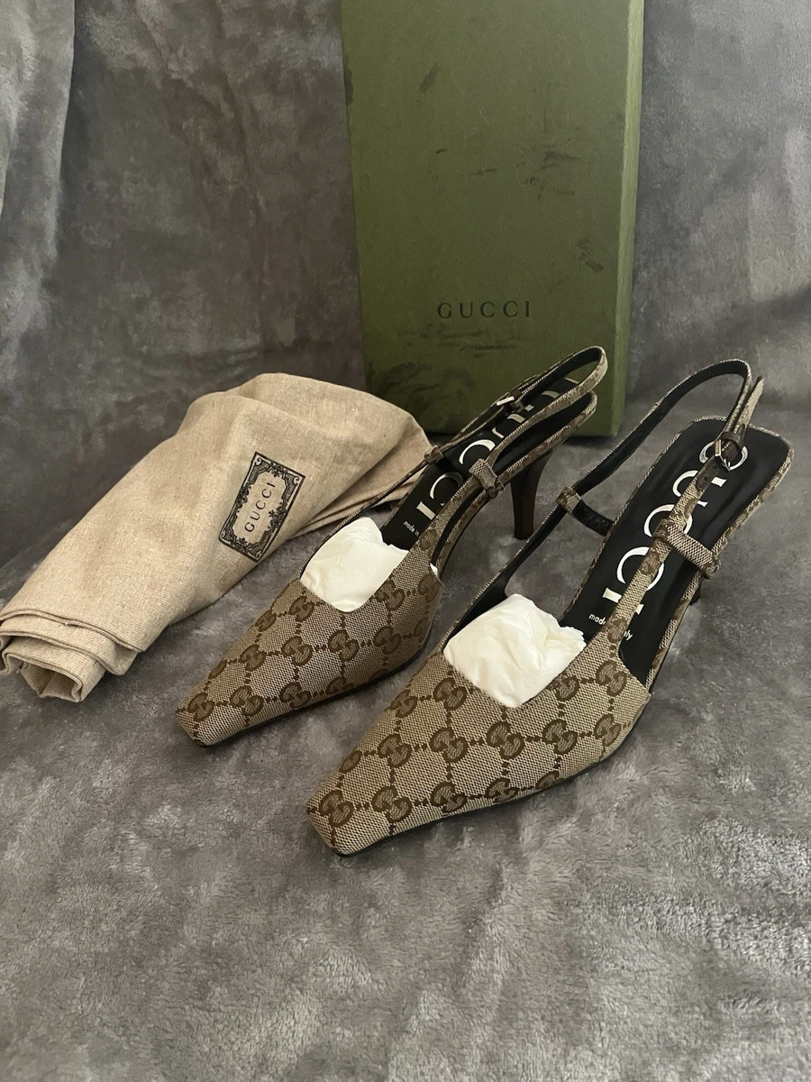 Gucci Monogram Shoes In Women's Heels for sale | eBay