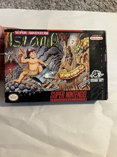 Super Adventure Island SNES CIB With Poster Tested And Working