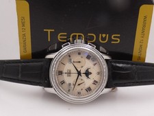 ZENITH CHRONOMASTER EL PRIMERO 37,5mm CALENDAR MOONPHASES DIAMONDS BEZEL WATCH