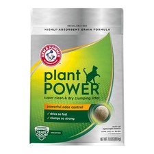 ARM  Hammer Plant Power Lightweight Plant-Based Clumping Cat Litter 15 LBS