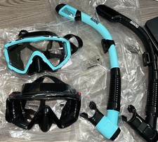 Dry Snorkel Set Panoramic View Antifog New