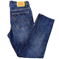 Levi's 502 Regular Taper Boy's 18 Reg 29x29 Blue Distressed Jeans 100% Cotton