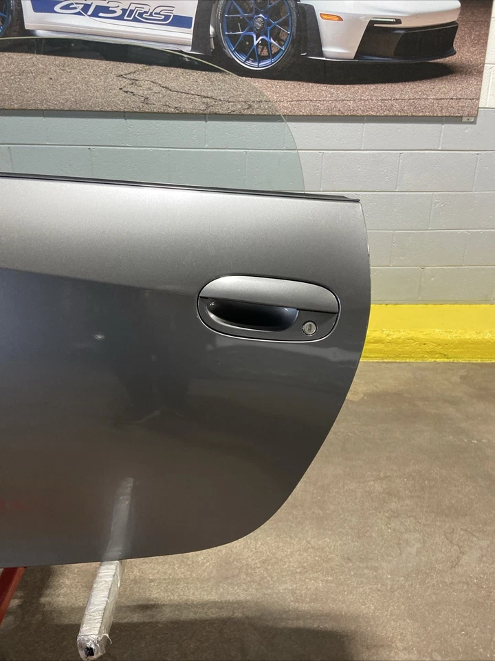 2003-2008 BMW Z4 E85 Front Left Door Panel Shell Gray OEM Original Part NOTE Foto 3 de 4