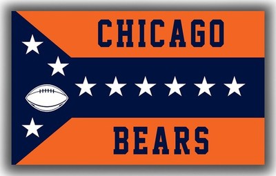 Chicago Football Team Home Decor Flag 3x5ft 90x150cm Souvenir Best Custom Banner