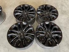 4- 2025 Ford F150 Factory 20" Black Alloy Wheels OE 1028K 09 - 25 6 Lug
