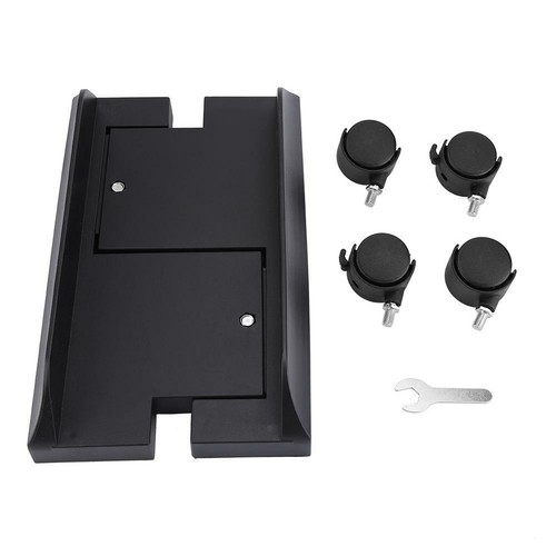 PC Case desktop CPU Stand computer tower Rolling Wheels Width Adjustable - Afbeelding 3 van 12