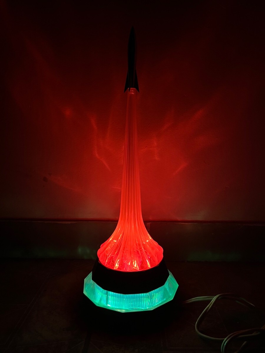 Soviet Vintage Desk lamp Night light Table lamp Rocket Space USSR