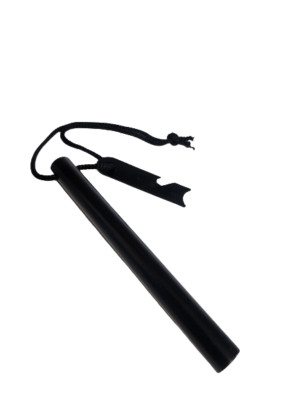 Large Striker Flintstone Fire Steel Starter Magnesium Ferro Rod 5/8'' x 6'' w/Tool