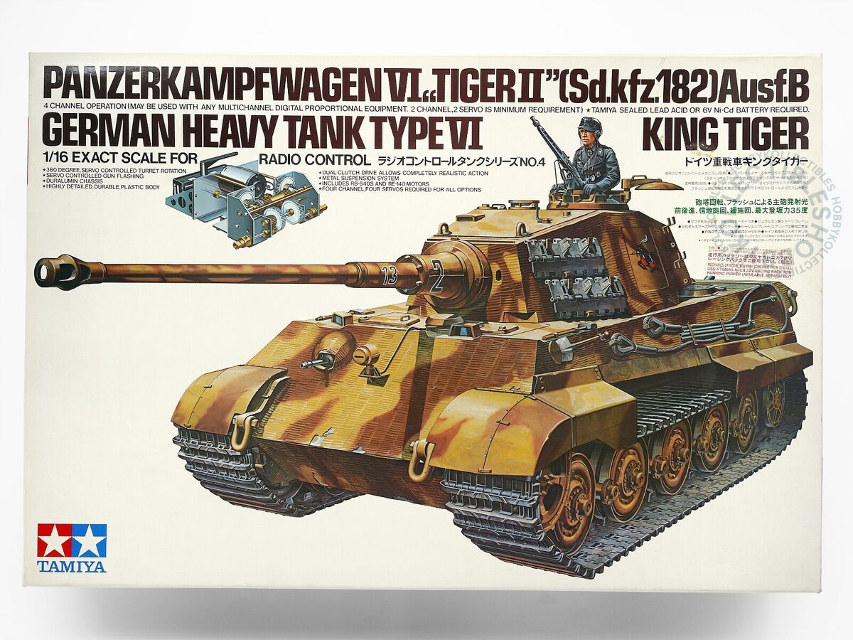 Tamiya Vintage 1/16 RC German King Tiger Heavy Tank #56004 Tamiya Vintage 1/16 RC German King Tiger Heavy Tank #56004