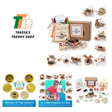 Robotics Engineering Kit | Designed by Scientists in  | 50+ Parts | 10+ STEM ...