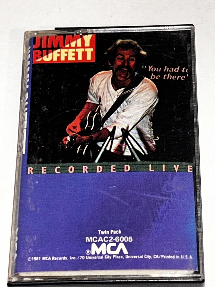 Jimmy Buffett Record Live Tape 2 Rock Music Album Cassette 1B22 - Image 3 of 4