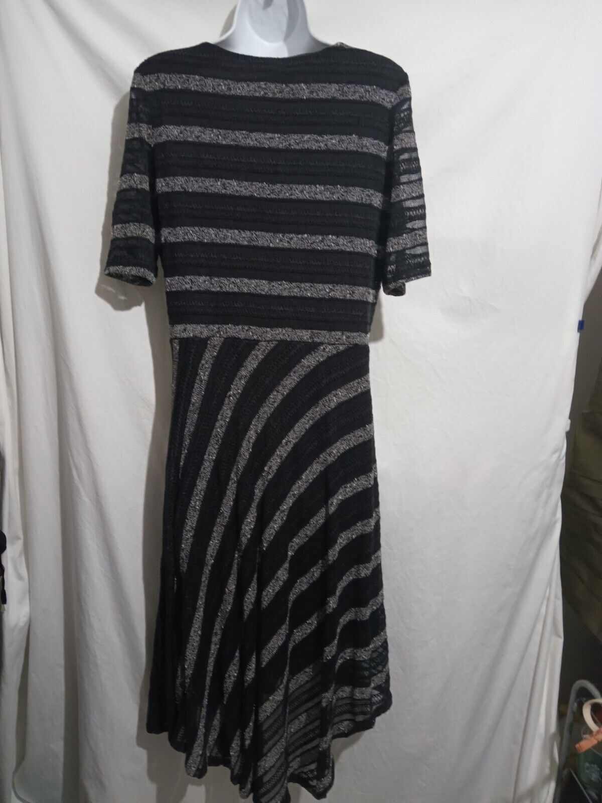 Sandra Darren Size 12 Half Sleeve Black Lace And … - image 7