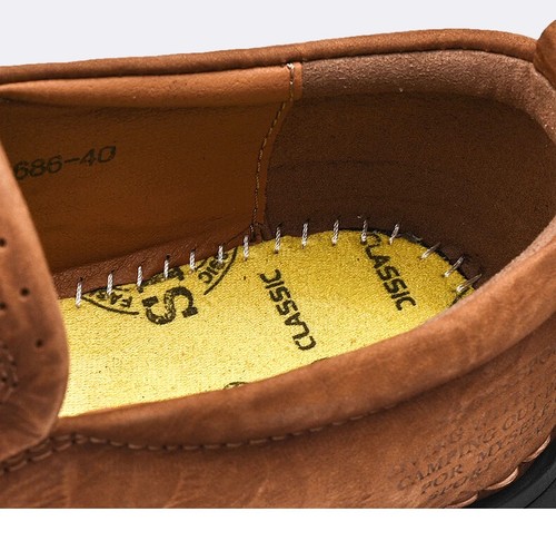 Men's Casual Shoes Comfortable Flats Loafers Outdoor Moccasins Trekking Shoes - Picture 10 of 30