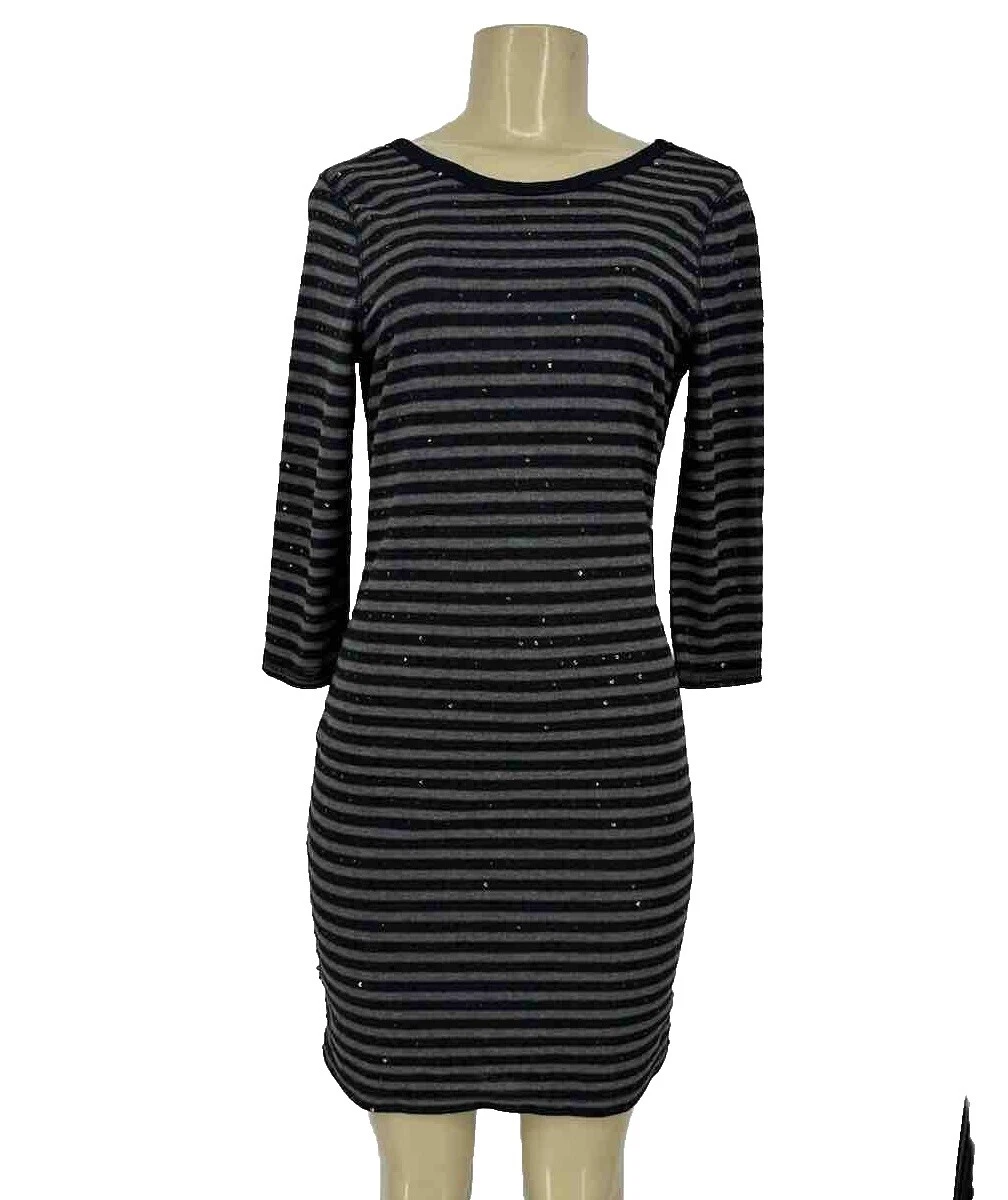 Express Poliéster Casual Vestidos femininos Listrado