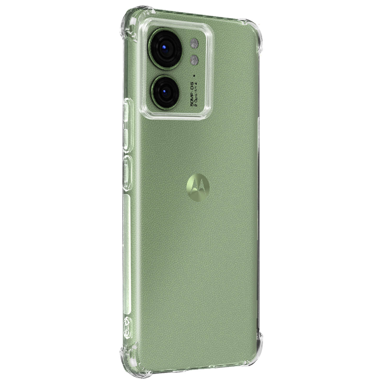 Case for Motorola Edge 40 Silicone Gel Reinforced Corners Shockproof Transparent
