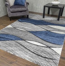 Impulse Thick Quality Modern Carved Rugs Runner Small Extra Large Soft Mat Cheap