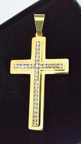 Mens Personalised Engraved Large Gold 