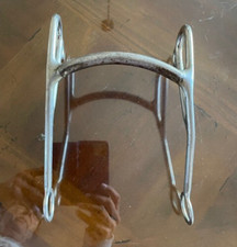 5" Mullen Mouth, Low Port, Western Curb, Fixed Cheek, 6" Shank, Bit