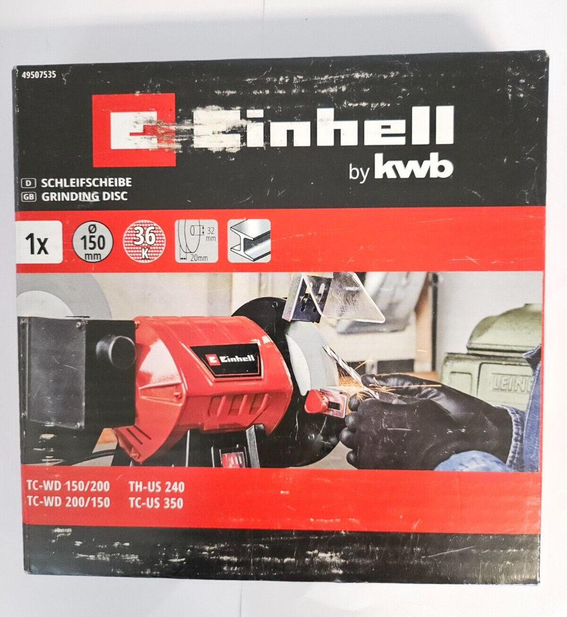Original Einhell Schleifscheibe 200mm – Für Nass Produktbild-Vorschau 3
